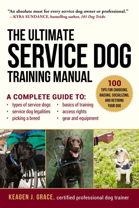 free service dog training manual pdf